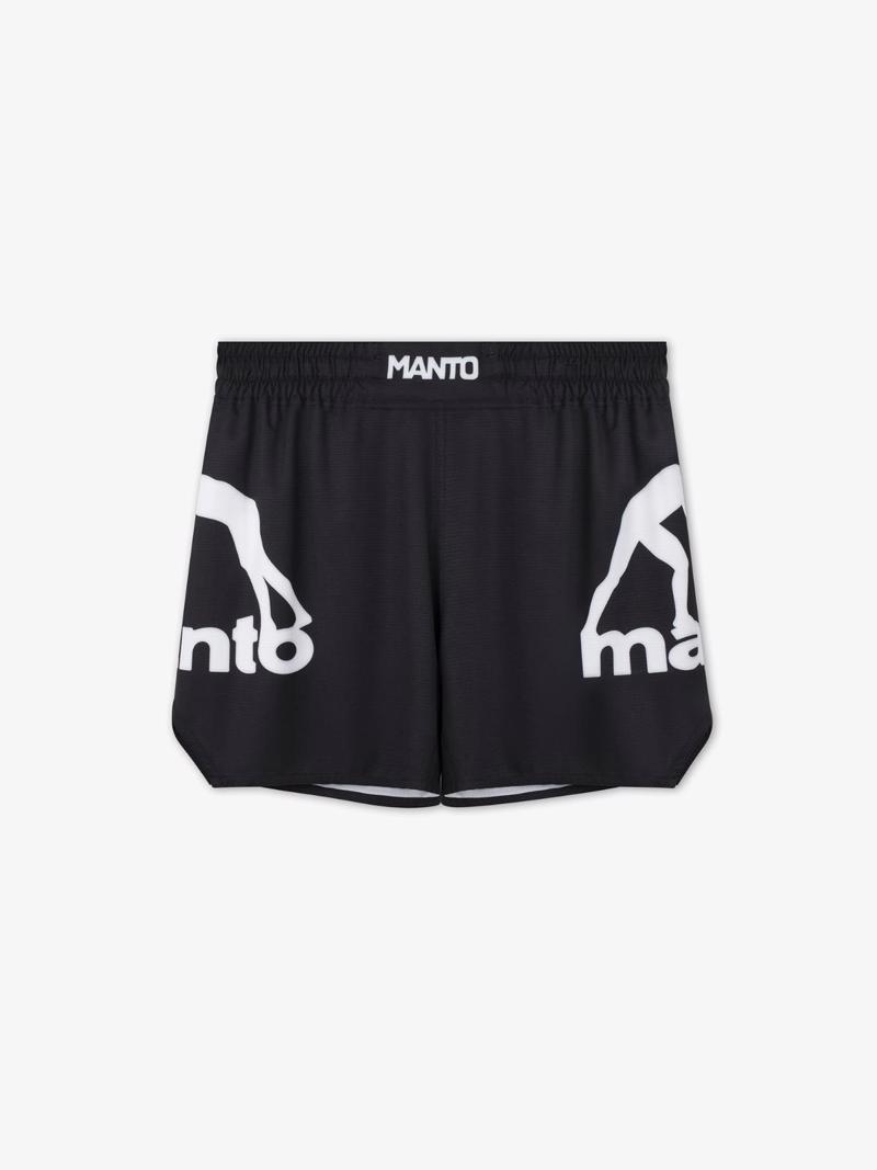 MANTO LOGO DUAL FIGHT SHORTS-GREEN